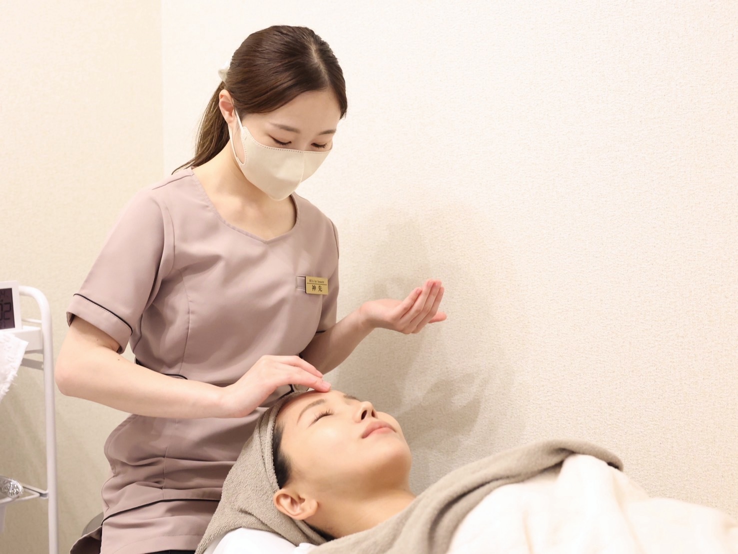 RUA FACE施術の様子